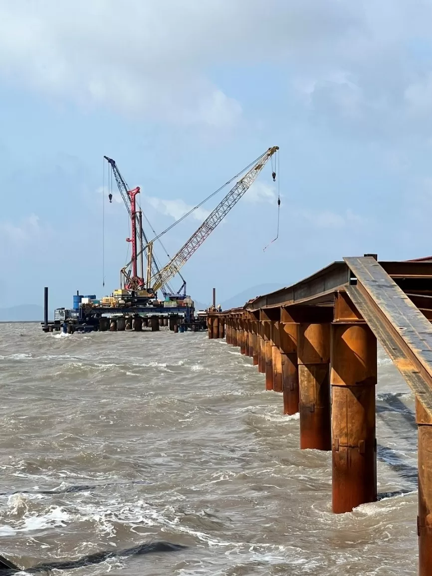 CÔNG TY CP XÂY DỰNG HẠ TẦNG AN PHÚ TẠI SIÊU DỰ ÁN CẦU HÒN KHOAI: VƯỢT SÓNG GIÓ NƠI ĐẦU SÓNG, KHẲNG ĐỊNH BẢN LĨNH NGƯỜI AN PHÚ